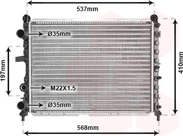 TQ TQ-17002109 - Radiator, mühərrikin soyudulması furqanavto.az