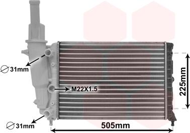 TQ TQ-17002138 - Radiator, mühərrikin soyudulması furqanavto.az