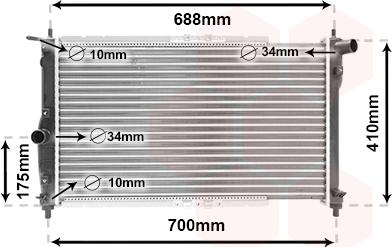 TQ TQ-81002014 - Radiator, mühərrikin soyudulması furqanavto.az