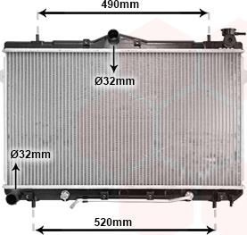 TQ TQ-82002044 - Radiator, mühərrikin soyudulması furqanavto.az