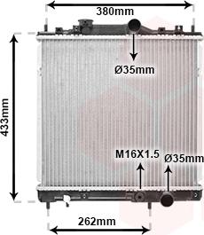 TQ TQ-32002036 - Radiator, mühərrikin soyudulması furqanavto.az