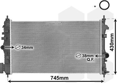 TQ TQ-37002474 - Radiator, mühərrikin soyudulması furqanavto.az