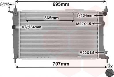 TQ TQ-37002091 - Radiator, mühərrikin soyudulması furqanavto.az