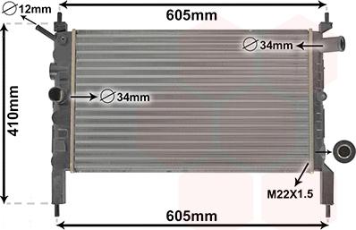 TQ TQ-37002023 - Radiator, mühərrikin soyudulması furqanavto.az