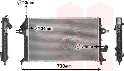 TQ TQ-37002294 - Radiator, mühərrikin soyudulması furqanavto.az