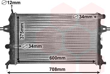 TQ TQ-37002296 - Radiator, mühərrikin soyudulması furqanavto.az