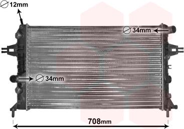 TQ TQ-37002254 - Radiator, mühərrikin soyudulması furqanavto.az