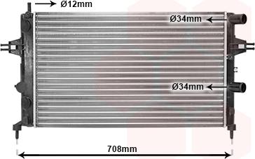 TQ TQ-37002255 - Radiator, mühərrikin soyudulması furqanavto.az