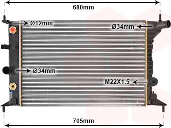 TQ TQ-37002219 - Radiator, mühərrikin soyudulması furqanavto.az