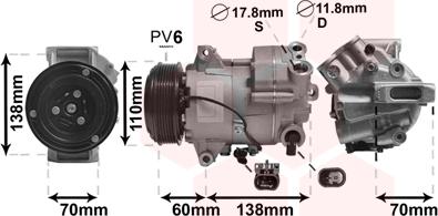 TQ TQ-3700K607 - Kompressor, kondisioner furqanavto.az