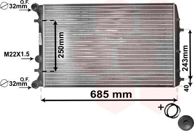 TQ TQ-76002010 - Radiator, mühərrikin soyudulması furqanavto.az