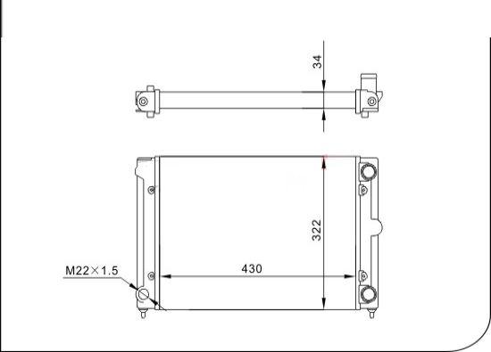 TQ TQ-YMLR006 - Radiator, mühərrikin soyudulması furqanavto.az