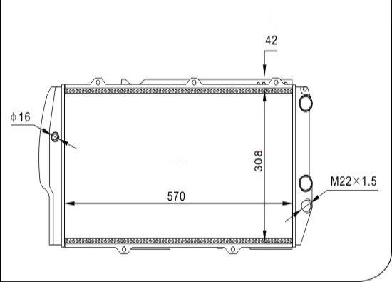 TQ TQ-YMLR013 - Radiator, mühərrikin soyudulması furqanavto.az