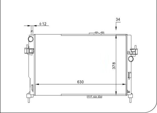 TQ TQ-YMLR175 - Radiator, mühərrikin soyudulması furqanavto.az