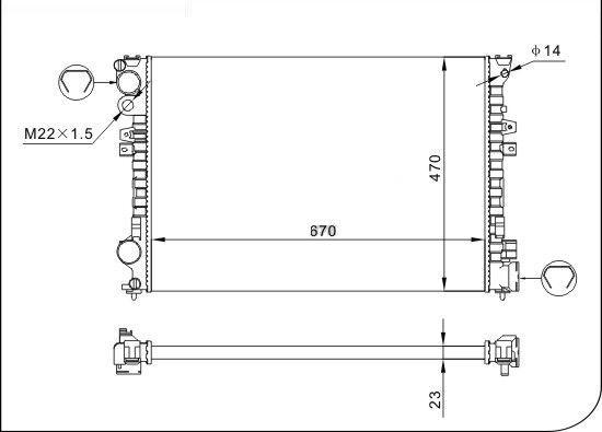 TQ TQ-YMLR338 - Radiator, mühərrikin soyudulması furqanavto.az