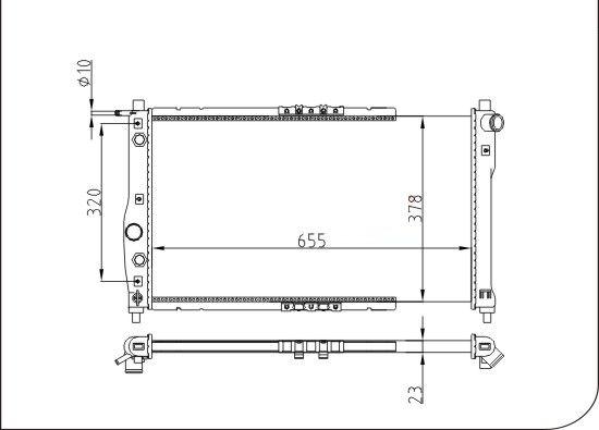 TQ TQ-YMLR249 - Radiator, mühərrikin soyudulması furqanavto.az