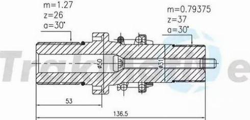 TrakMotive 35-0001 - Düymə oxu, diferensial www.furqanavto.az