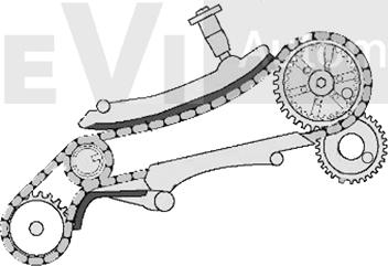 Trevi Automotive KC1004 - Vaxt zəncirinin dəsti furqanavto.az