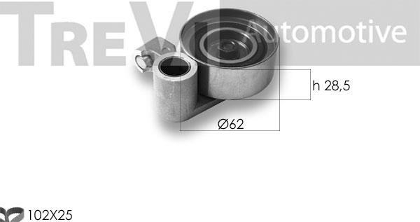 Trevi Automotive KD1407 - Vaxt kəməri dəsti furqanavto.az