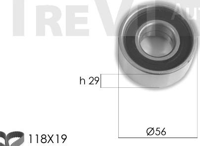 Trevi Automotive KD1438 - Vaxt kəməri dəsti furqanavto.az