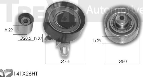 Trevi Automotive KD1424 - Vaxt kəməri dəsti furqanavto.az