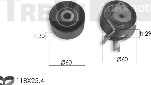 Trevi Automotive KD1422 - Vaxt kəməri dəsti furqanavto.az