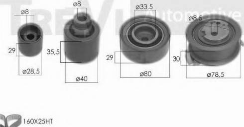 Trevi Automotive KD1471 - Vaxt kəməri dəsti furqanavto.az