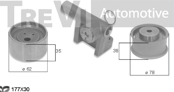 Trevi Automotive KD1512 - Vaxt kəməri dəsti furqanavto.az