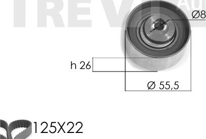 Trevi Automotive KD1090 - Vaxt kəməri dəsti furqanavto.az