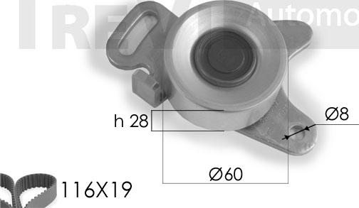 Trevi Automotive KD1040 - Vaxt kəməri dəsti furqanavto.az