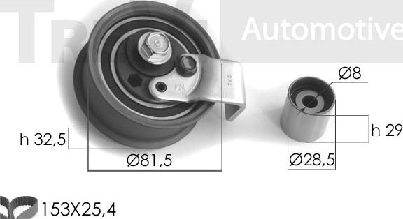 Trevi Automotive KD1057 - Vaxt kəməri dəsti furqanavto.az