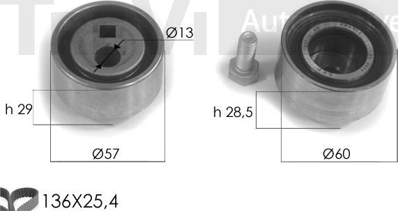 Trevi Automotive KD1069 - Vaxt kəməri dəsti furqanavto.az