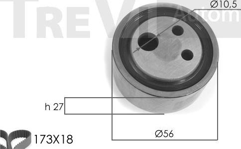 Trevi Automotive KD1063 - Vaxt kəməri dəsti furqanavto.az