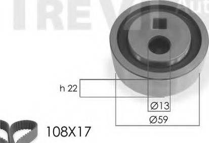 Trevi Automotive KD1006 - Vaxt kəməri dəsti furqanavto.az