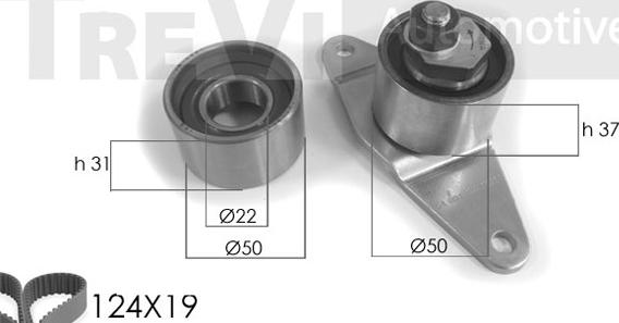 Trevi Automotive KD1007 - Vaxt kəməri dəsti furqanavto.az