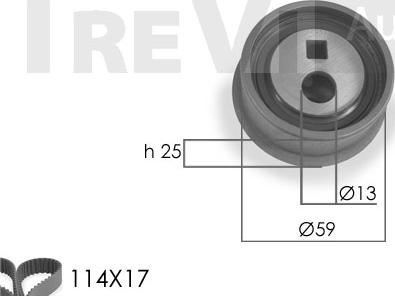 Trevi Automotive KD1015 - Vaxt kəməri dəsti furqanavto.az