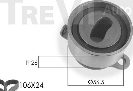 Trevi Automotive KD1029 - Vaxt kəməri dəsti furqanavto.az