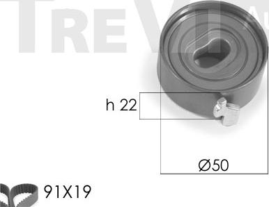 Trevi Automotive KD1148 - Vaxt kəməri dəsti furqanavto.az