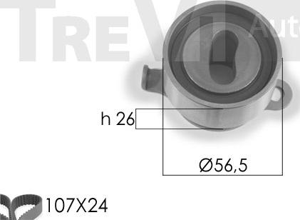 Trevi Automotive KD1154 - Vaxt kəməri dəsti furqanavto.az