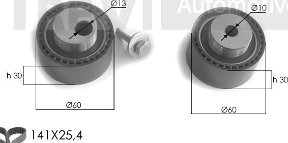 Trevi Automotive KD1107 - Vaxt kəməri dəsti furqanavto.az