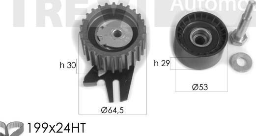 Trevi Automotive KD1331 - Vaxt kəməri dəsti furqanavto.az