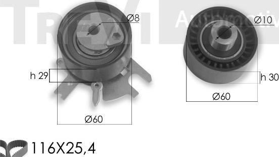 Trevi Automotive KD1320 - Vaxt kəməri dəsti furqanavto.az