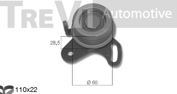 Trevi Automotive KD1371 - Vaxt kəməri dəsti furqanavto.az