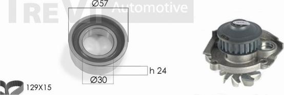 Trevi Automotive KD1209HP - Su Pompası və Vaxt Kəməri Dəsti furqanavto.az