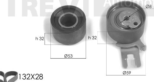 Trevi Automotive KD1236 - Vaxt kəməri dəsti furqanavto.az