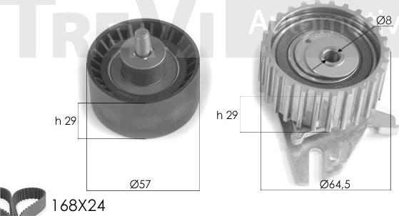 Trevi Automotive KD1232 - Vaxt kəməri dəsti furqanavto.az