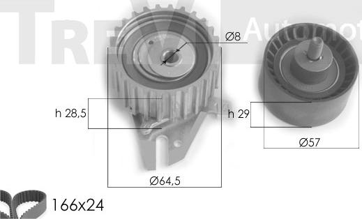 Trevi Automotive KD1225 - Vaxt kəməri dəsti furqanavto.az