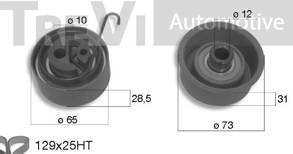 Trevi Automotive KD1271 - Vaxt kəməri dəsti furqanavto.az