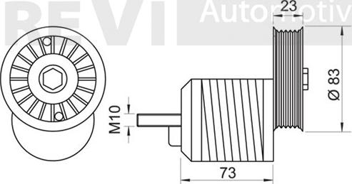 Trevi Automotive TA1178 - Kəmər Dartıcı, v-yivli kəmər furqanavto.az