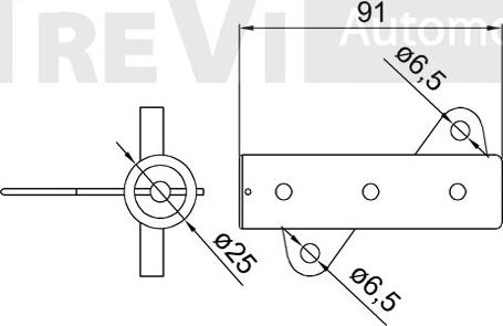 Trevi Automotive TD1696 - Gərginlik kasnağı, vaxt kəməri furqanavto.az